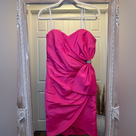 Vintage 1980'S Climax for David Howard Cocktail Dress by Karen Okada Size 7/8 - Picture 3 of 12